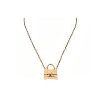 Balenciaga Žalvarinis Rankinės Formos Karoliai Moteriški karoliai Auksinis 700363TZ14J0604 Gold,F