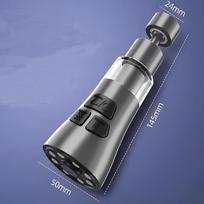 Kitchen Faucet Extender With Filter Function Aerator Splash Filter Washbasin Faucet Bubbler Nozzle Aerator pilka