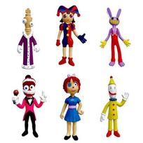 6-12 vnt. Nuostabus skaitmeninis cirkas Modelinis žaislas Pomėgiai Animacinis meno aksesuaras Apdovanojimas Anime dovanos vaikams Animacinė dekoracija red