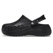 Crocs Baya Platform Clog Clogs 4.1cm Women's Black 208186-001 34-35 juoda