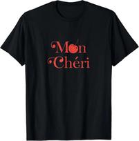 Cute Cherry Mon Cheri France Language Saying Travel T-Shirt S