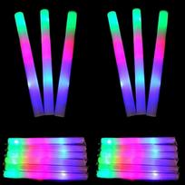 LED putplasčio lazdelės Flash Foam fluorescencinės lazdelės, skirtos vakarėlių gaminiams apšviesti gimtadienio vestuves Kalėdoms ir putplasčio lazdelės One Size blue