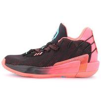 Adidas Dame 7 J Breathable Low-Top Performance Basketball Shoes Red Blue Mismatched Teenagers Sneakers FY1869 36 black