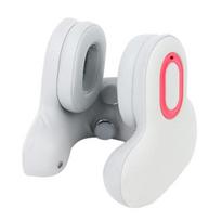 Travel Neck Pillow with Bluetooth-compatible Noise Canceling Headset U-Shape Memory Foam Airplane Pillows Home Flight Car Head Support Heating Pillow smėlis