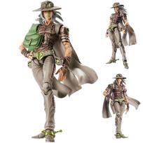 JOJO Anime Figures Gyro Zeppeli Action figure Statue Adventure Gyro Zeppeli figurine Collection doll removable Model Playthings Gifts 16CM gray