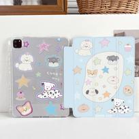 Protective Case for IPad Air 5th Generation Case 10.2 9th 8th 7th IPad Mini6 8.3 Pro 11 2nd 3rd 4th 10th Funda Cute Puppy Star Tab S6 Lite 10.4 inc gray