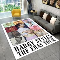 fashion Harry Styles Singer Star Carpet Rug for Bedroom Living Room Sofa Playroom Doormat Home Decor,Kid Area Rug Non-slip 40x60cm gray