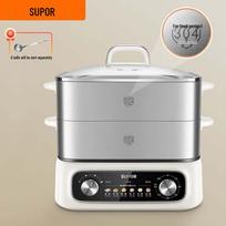 Supor 18L Stainless Steel Electric Steamer CN plug (adapter included)
