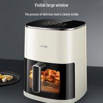 Supor 6L Smart Steam Air Fryer with Visual Window CN plug (adapter included) white