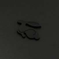 Compatible with Volkswagen POLO, Golf, and GTI emblems, grille logos, rabbit stickers, and custom tail badge decorations. black