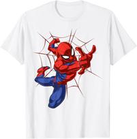 Marvel Comics Spider-Man Web Slinger Cool Action T-Shirt Small