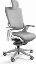 Unique Wau 2 BL416 office chair, snowy/white fabric