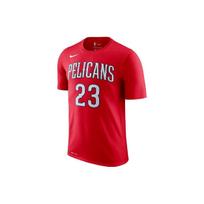 Nike Dri-Fit NBA Pelicans Davis Logo Print Crew Neck T-Shirt Men Tops Red 870793-657 M red
