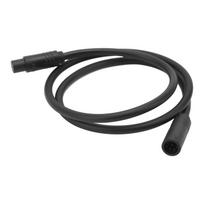 Electric Bike Extension Cable Male To Female 1T4 Main Line 8 Core Extension Cable for Electric Bicycle Modification black