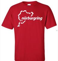 Nurburgring Race Track T-shirt S red