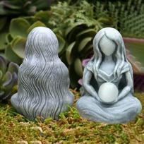 Mėnulio Deivės Statula Kūrybinga Graikų Mitologinė Figūrėlė Skulptūra Namų Dekoras 1PC black