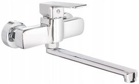 MARO wall-mounted swivel kitchen sink tap 288cm brass chrome