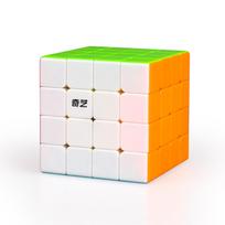 4x4 Stickerless Black 4x4x4 Magic Cube Speed Puzzle QiYuan S2 Racing Cubo Magico Educational Toys Gift white