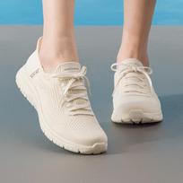 Skechers moteriški lengvai įsispiriami tinklelio vaikščiojimo batai US 6 / EU 36 gray
