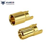 KUICC Brass Gold-Plated Banana Plug Connectors beige