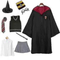 Hermiona Granger Grifindoro Uniforma Vaikas Suaugęs Haris Poteris Tas Pats Cosplay Sceninio Pasirodymo Kostiumas Hogg Oates Kolegijos Helovino Kostiumas.zm mažiau black