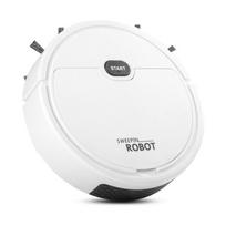Smart USB-Charging 3-in-1 Robot Vacuum Cleaner – Perfect for Home and Lazy Users white