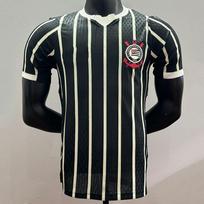 Corinthians 2026-2027 Išvykos trumpomis rankovėmis futbolo marškinėliai Vyrams Bambuko pluošto aukštos kokybės futbolo uniforma Small