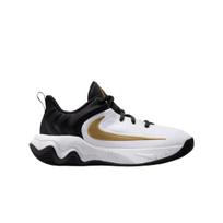 Nike Giannis Immortality 4 GS Juodi Balti Metalinio Aukso Vaikų sportbačiai IH7664-003 38.5 white