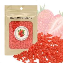 Depiliacinis vaškas Karštas plėvelinis kietas vaško pupelių vaškavimas Bikini plaukų šalinimo pupelė Strawberry 25g beige