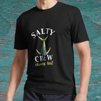 New salty crew Active T-Shirt Logo American T-Shirt Funny Size S to 5XL XL black