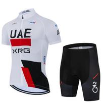New UAE Team Cycling 2026 Jersey Set Men Short Sleeve Cycling Clothing Road Bike Shirts Suit Bicycle Bib Shorts MTB Ropa Maillot Asian size - S