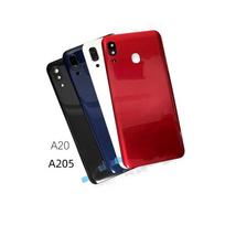 Back cover for Samsung Galaxy A20 A20S A20E SM-A202F A202 A207F A205F A205G/U battery cover Housing Cover Repair Parts Door Black for A20 A205