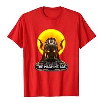 Stellaris The Machine Age Cetana Logo TShirt Short Sleeve Cotton Soft Tshirts Women Unisex Clothing Summer Casual Graphic Merch S red