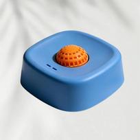 Dog Lick Bowl With Rolling Ball Slow Feeder Anti-Choking For Dogs Cats Yogurt Bone Broth Liquid Treats Interactive Pet Bowl mėlyna