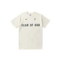 Nike x Fear Of God X NBA Marškinėliai Vyriški Šviesiai Dramblio Kaulo Balti CU4699-133 XS dramblio kaulas