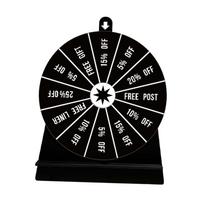 Practical Roulette Wheel Multifuntional Tabletop Game Drinking Game Props Acrylic Texture for Home Use Social Event gray