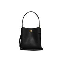 Coach Charlie 21 Pebble Grain Leather Bucket Bag Women bags Black 89102-B4BK Basic Set (Bag+Dust Bag) black