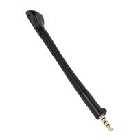 Headset Mic Fit for ROG Delta Elite 3.5mm Jack Plug and Play Adjustable Gaming Headset Microphone black
