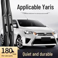Toyota Yaris valytuvo šluotelė 2014-2015 m. modeliams su originalia gumine juostele iš GAC Motor. Yaris X / Front Pair gray