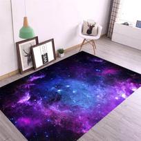 Luxury Blue Gold Marble Area Rug Abstract Fluid Ink Art Floor Mat Non-Slip Carpet for Living Room Bedroom Modern Home Decor 40X60CM blue