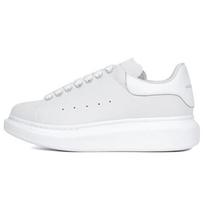 Alexander McQueen Oversized Top Grain Cow Leather Low top Stylish Skateboarding Shoes Women's White 621055W4NS19000 39 white