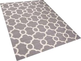 Beliani Kilimas ZILE Pilkas 160 x 230 cm Vilna