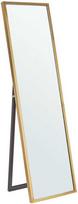Beliani Pastatomas veidrodis TORCY 140 cm auksinis