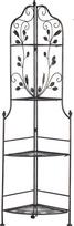Beliani Kampinė lentyna SIDERNO Metal 158 cm 35 cm Juoda