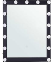 Beliani Vonios veidrodis su LED apšvietimu ODENAS 50 x 60 cm, juodas