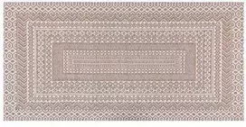 Beliani Kilimas BAGLAR baltas 80 x 150 cm džiutas
