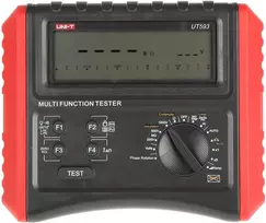 DAUGIAFUNKCINIS SKAITIKLIS ELEKTROS INSTALIACIJOMS UT-593 UNI-T