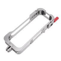 Protective Cage Fit for Insta360 X5 Action Camera Aluminum Camera Housing Case Frame with Cold Shoe Mount 1 4 Inch