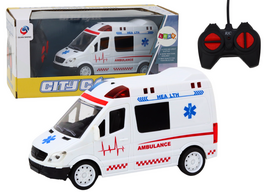 Lean Toys Nuotoliniu būdu valdoma greitoji pagalba su šviesos ir garso efektais
