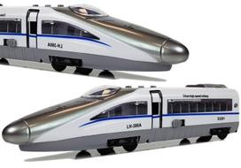 Lean Toys Žaislinis traukinys su šviesomis ir garsais, 29 cm